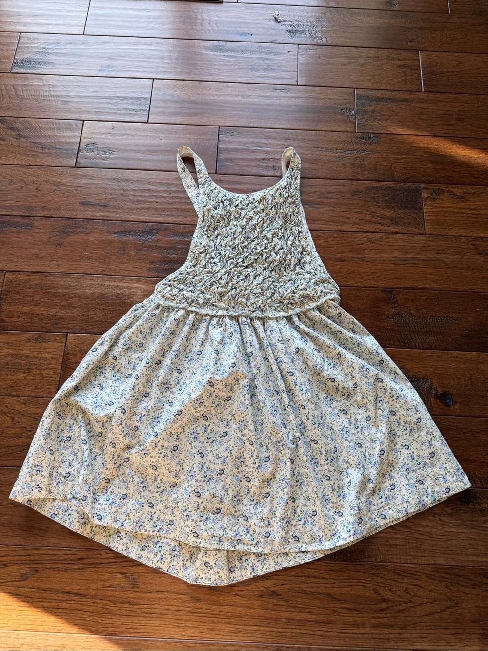 Free People White Floral Backless Scoop Mini Dress size XS Summer Sundress - Picture 2 of 6